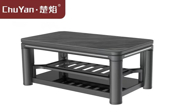 尊龙官方高端升降茶几电暖桌 茶几智能升降电器C23-6D-澳洲砂岩[底板升降]