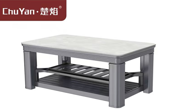 尊龙官方高端升降茶几电暖桌 茶几智能升降电器K23-和田玉[底部升降]