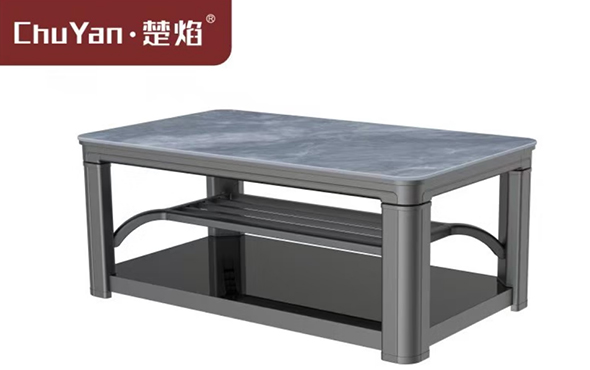 尊龙官方高端升降茶几电暖桌 茶几智能升降电器B24-莫尼灰[固定中层]