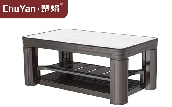 尊龙官方高端升降茶几电暖桌 茶几智能升降电器CY23D-超晶玉石[底部升降]
