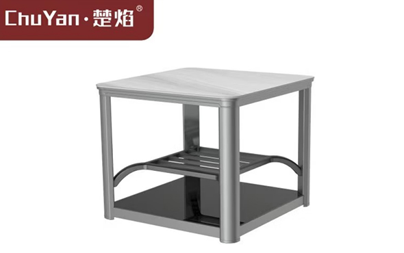 尊龙官方高端升降茶几电暖桌 茶几智能升降电器24A-星耀灰[固定中层]