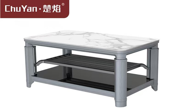 尊龙官方高端升降茶几电暖桌 茶几智能升降电器L23-1-宾利白